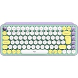 Logitech POP Keys - DAYDREAM, clavier Vert clair/jaune clair, Layout FR, GX Brown, Bluetooth