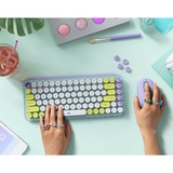 Logitech POP Keys - DAYDREAM, clavier Vert clair/jaune clair, Layout FR, GX Brown, Bluetooth