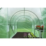 Nature Tunnel de jardin, Serre Transparent/Vert, 200 x 350 x 200 cm