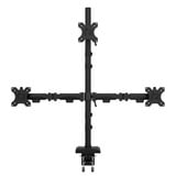 Neomounts DS60-600BL2-1 Bras de moniteur pour trois écrans 10-32", Support de moniteur Noir