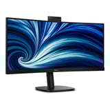 Philips 34B2U3600CH 34" Moniteur UltraWide incurvé  Noir, 120 Hz, HDMI, DisplayPort, audio, LAN, hub USB, webcam