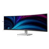 Philips 48.8" Moniteur UltraWide incurvé Noir/argent, 1x DisplayPort, 2x HDMI, 1x USB-C, 2x USB-A, 1x RJ-45