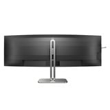 Philips 49B2U5900C 48.8" Moniteur UltraWide incurvé Noir/argent, 1x DisplayPort, 2x HDMI, 1x USB-C, 2x USB-A, 1x RJ-45