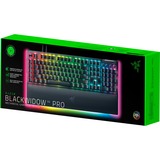 Razer BlackWidow V4 Pro RGB clavier gaming mécanique Noir, Layout US (QWERTY), Razer certified Mechanical Green Switches, 100%