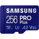 SAMSUNG PRO Plus 256 Go microSDXC (2023) , Carte mémoire UHS-I U3, Classe 10, V30, A2