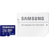 Samsung PRO Plus 256 Go microSDXC (2023) , Carte mémoire UHS-I U3, Classe 10, V30, A2