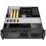 SilverStone RM4A 4U Rackmount, boîtier de serveur en rack Noir | 2x USB-A | 1x USB-C