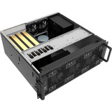 SilverStone RM4A 4U Rackmount, boîtier de serveur en rack Noir | 2x USB-A | 1x USB-C