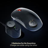 SteelSeries Sensei Pro Mini, Souris gaming Noir, 100 - 42 000 DPI, 8K, UWB / 6 GHz