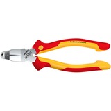 Wiha Pince de montage TriCut Professional électrique, Pince à dénuder Rouge/Jaune