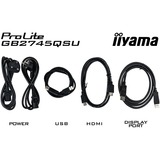 iiyama G-Master Black Hawk GB2745QSU-B1 27" Moniteur gaming  Noir, 100Hz, HDMI, DisplayPort, USB, Audio