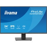iiyama ProLite X2493HSU-B1 23.8" Moniteur  Noir (Mat), 60,5 cm (23.8"), 1920 x 1080 pixels, Full HD, LED, Noir