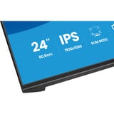 iiyama ProLite X2493HSU-B1 23.8" Moniteur  Noir (Mat), 60,5 cm (23.8"), 1920 x 1080 pixels, Full HD, LED, Noir