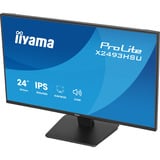 iiyama ProLite X2493HSU-B1 23.8" Moniteur  Noir (Mat), 60,5 cm (23.8"), 1920 x 1080 pixels, Full HD, LED, Noir