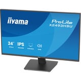 iiyama ProLite X2493HSU-B1 23.8" Moniteur  Noir (Mat), 60,5 cm (23.8"), 1920 x 1080 pixels, Full HD, LED, Noir