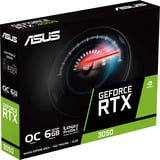 ASUS GeForce RTX 3050 LP BRK OC Edition 6 Go GDDR6, Carte graphique 1x DisplayPort, 1x HDMI 2.1, 1x DVI-D