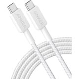 Anker 322 USB-C Braided, Câble Blanc, USB-C, USB 2.0, 60 W, 0,9 m