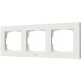 Aqara Cadre pour switches H2 EU 3 groupes, Finition Blanc