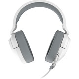 Corsair HS55 STEREO casque gaming over-ear Blanc/gris, Pc, Mac, Xbox Series X | S, PS5