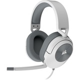 Corsair HS55 STEREO casque gaming over-ear Blanc/gris, Pc, Mac, Xbox Series X | S, PS5