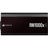 Corsair RM1000x Shift 1000W alimentation  Noir, 1x 12VHPWR, 7x 6+2-pin PCIe, Gestion des câbles
