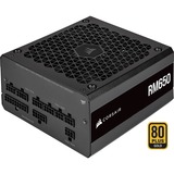 Corsair RM650 (2021), 650 Watt alimentation Noir, 650 W, 100 - 240 V, 47 - 63 Hz, 10 - 5 A, 130 W, 650 W