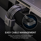 Corsair RM850e (2026) alimentation modulaire 850 watt Noir, 1x 12V-2x6, 3x PCIe, ATX 3.1, ThermalProtect 12V-2x6
