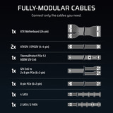 Corsair RM850e (2026) alimentation modulaire 850 watt Noir, 1x 12V-2x6, 3x PCIe, ATX 3.1, ThermalProtect 12V-2x6