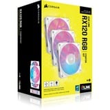 Corsair iCUE LINK RX120 RGB Starter kit ventilateurs de boîtier Blanc, 3 pièces, 120 x 120 x 25 mm, PWM