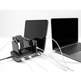 DeLOCK 112W Station de chargement USB avec 3x USB-C PD + 3x USB-A Gris, 3x USB-C, 3x USB-A