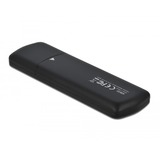 DeLOCK Boîtier externe USB Type-C Combo pour SSD M.2 NVMe PCIe ou SATA - sans outil., Boîtier disque dur Noir