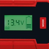 Einhell CE-BC 4 M Chargeur de batterie pour véhicules 12 V Noir, Rouge Rouge/Noir, 12 V, 220 - 240 V, 50 Hz, LCD, IP65, Noir, Rouge