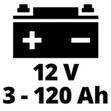 Einhell CE-BC 4 M Chargeur de batterie pour véhicules 12 V Noir, Rouge Rouge/Noir, 12 V, 220 - 240 V, 50 Hz, LCD, IP65, Noir, Rouge