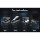 ICY BOX Boîtier SSD M.2 NVMe IB-1980M-80G, Boîtier disque dur Noir