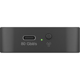 ICY BOX IB-1980M-80G, Boîtier disque dur Noir