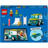 LEGO City - L’ambulance de secours et le snowboardeur, Jouets de construction 60403