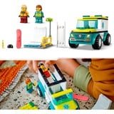 LEGO City - L’ambulance de secours et le snowboardeur, Jouets de construction 60403