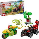 LEGO Marvel Spidey And His Amazing Friends - Spin et Electro chase avec des véhicules dinosaures, Jouets de construction 11198 - Spidey et ses incroyables amis