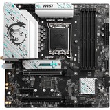 MSI B760M GAMING PLUS WIFI carte mère socket 1700 Noir/Argent, RAID, 2.5 Gb-LAN, WLAN 6E, BT, Sound, µATX