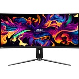 MSI MPG 341CQPX QD-OLED 34.18" Moniteur UltraWide gaming incurvé  Noir, 2x HDMI, DisplayPort, 2x USB-A, USB-B, USB-C, Adaptive-Sync, 240 Hz