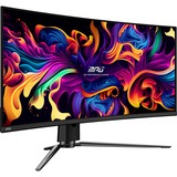 MSI MPG 341CQPX QD-OLED 34.18" Moniteur UltraWide gaming incurvé  Noir, 2x HDMI, DisplayPort, 2x USB-A, USB-B, USB-C, Adaptive-Sync, 240 Hz