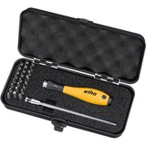 Wiha Bit activé SYSTEM 4 ESD, Set d'embouts de vissage Noir, 27 pièces