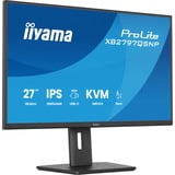iiyama ProLite XB2797QSNP-B1 27" Moniteur Noir, 1x DisplayPort, 1x HDMI, 3x USB-C, 2x USB-A, 1x RJ-45