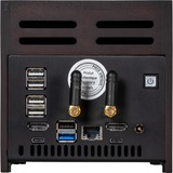 ALTERNATE Wood Kubb i5, Mini PC Bois, 8 Go, Gb-LAN + WLAN + BT, Windows 10 Pro