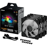 ASUS TUF Gaming TR120 ARGB ventilateurs de boîtier Noir, 3 pièces, 120 x 120 x 25 mm