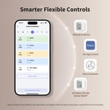 Aqara Floor Heating Thermostat W500 Blanc, Bluetooth, Thread/Zigbee