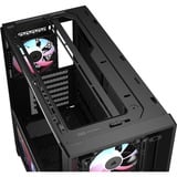 Corsair FRAME 4000D LCD RS ARGB Premium boîtier midi tower Noir | 3x USB-C | RGB | Verre Trempé