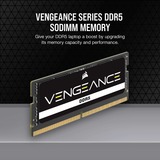 Corsair Vengeance 32 Go DDR5-5600 (1x 32 Go) mémoire PC portable Noir, CMSX32GX5M1A5600C48, SO-DIMM
