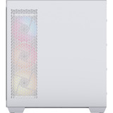 Corsair  boîtier midi tower Blanc | 2x USB-A | 1x USB-C | RGB | Verre Trempé