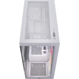 Corsair  boîtier midi tower Blanc | 2x USB-A | 1x USB-C | RGB | Verre Trempé
